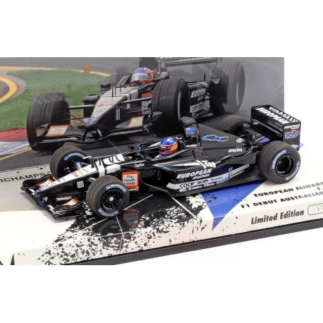 Minardi PS01 21 F1 Grand Prix d'Allemagne 2001 Fernando Alonso Minichamps 413011221 - Miniatures Autos Motos