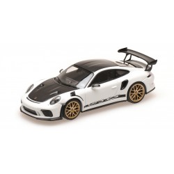 Porsche 911 991.2 GT3RS 2018 White Weissach package Minichamps 410067022