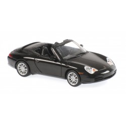 Porsche 911 996 Cabriolet 2001 Black Metallic Maxichamps 940061030