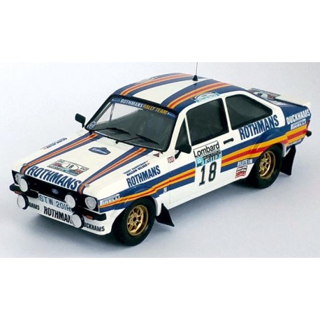 Ford Escort MKII RS 18 RAC Rally 1981 Wilson Harryman Trofeu TRORRUK17