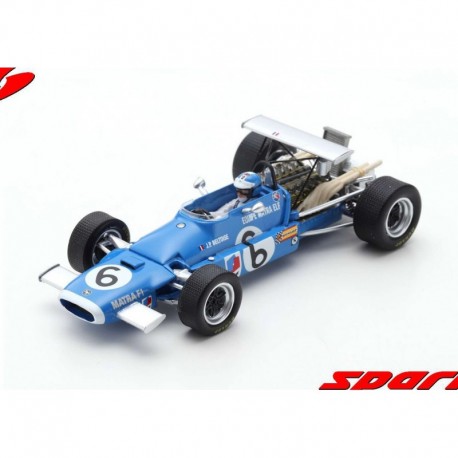 Jean-Pierre Beltoise Matra MS11 n° 17 2ème Grand Prix F1 Pays-Bas Zandvoort 1968 1/18 Spark 18S229