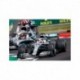 Mercedes F1 W10 EQ Power+ 44 F1 Winner with flag Angleterre 2019 Lewis Hamilton Spark 18S464