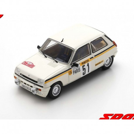 Renault 5 Alpine Turbo 51 Rallye Monte Carlo 1984 Chauche Teyssier Spark S3868