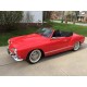 Volswagen Karmann GHIA Cabriolet Rouge 1970 Minichamps 155054030
