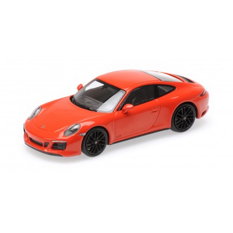 Porsche 911 Type 991/2 Carrera 4 GTS 2017 Orange Minichamps 410067321