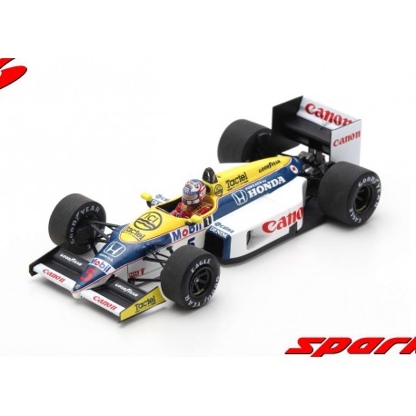 Williams Honda FW11 5 F1 Winner Belgique 1986 Nigel Mansell Spark S7481