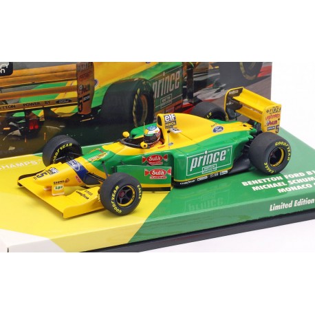 Benetton Ford B193B F1 Monaco 1993 Michael Schumacher Minichamps 447930605