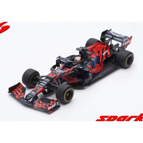 Aston Martin Red Bull Honda RB15 F1 Test Car Circuit Silverstone 2019 Max Verstappen Spark 18S459