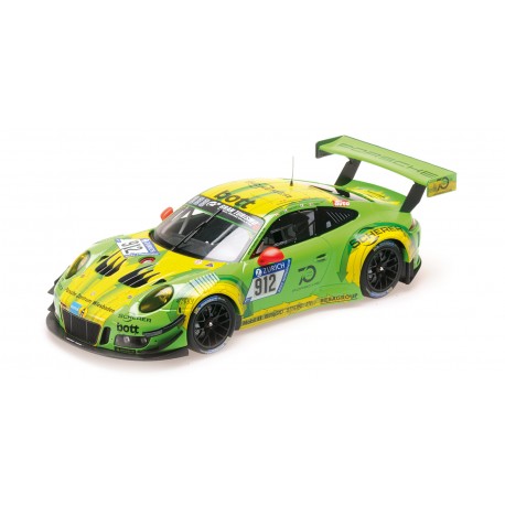 Porsche 911 GT3R 912 Winner 24 Heures du Nurburgring 2018 Minichamps 155186912