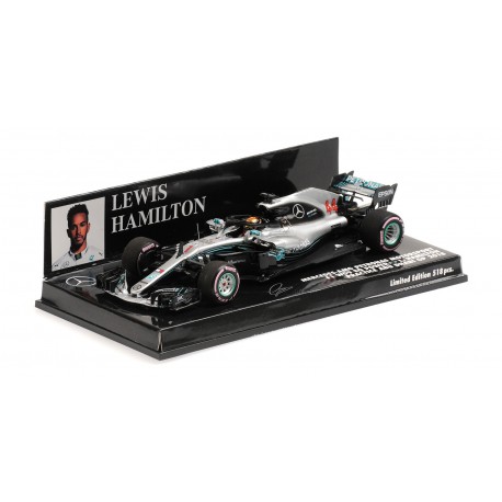 Mercedes F1 W09 EQ Power+ F1 Practice Abu Dhabi 2018 Lewis Hamilton Minichamps 417182244