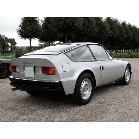 Alfa Romea GT 1300 Junior Z Argentée 1970 + Show-case Looksmart LSAR04BV