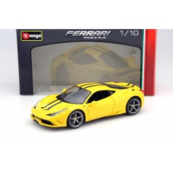 Ferrari 458 Spéciale Jaune 2013 Bburago 16002Y