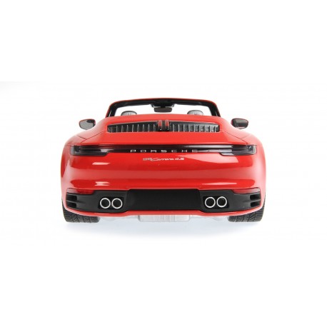 Porsche 911 Carrera 4S Cabriolet 2019 Red Minichamps 155067331