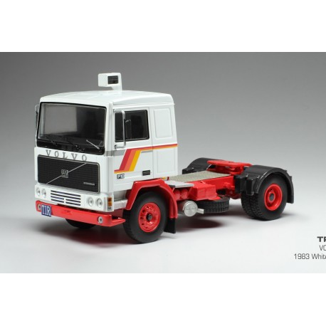 Volvo F10 1983 White Red IXO TR038