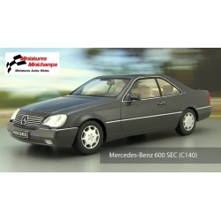 Mercedes 600 SEC C140 Anthracite KK Scale KKDC180341