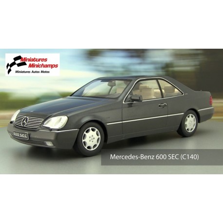 Mercedes 600 SEC C140 Anthracite KK Scale KKDC180341