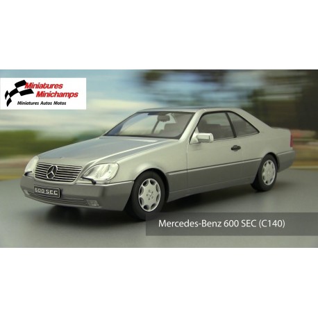 Mercedes 600 SEC C140 Silver KK Scale KKDC180342