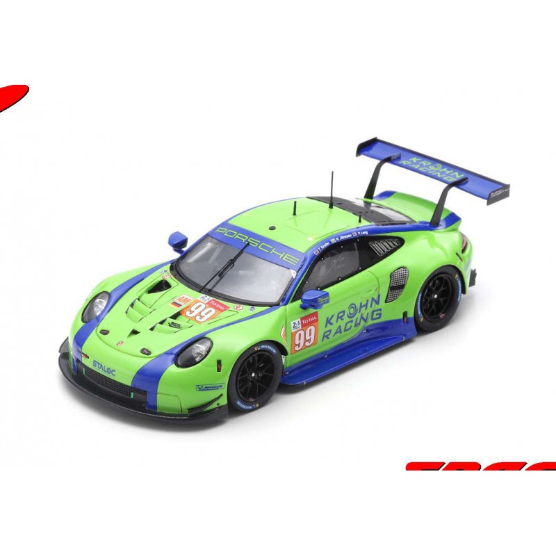 Miniature Spark 1/43 Porsche 911 RSR N°99 Dempsey-Proton – 24 Heures Du Mans 2019