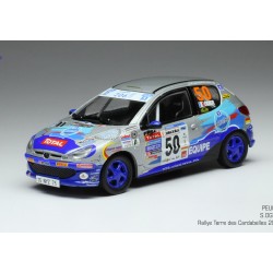 Peugeot 206 XS 50 Rallye Terre de Cadabelles 2006 Ogier Ingrassia IXO IXORAM697