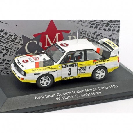 Audi Quattro 2 Rallye Monte Carlo 1985 Rohrl Geistdorfer CMR CMRWRC001