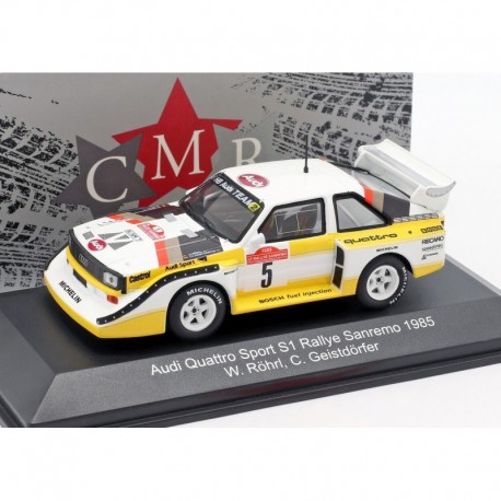 Audi Quattro 5 Rallye San Remo 1985 Rohrl Geistdorfer CMR CMRWRC007