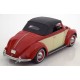 VW Beetle Cabrio Hebmueller 1949 Red Cream KK Scale KKDC180111