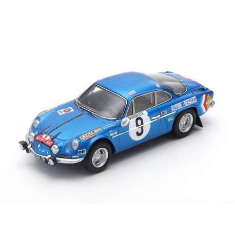 Alpine A110 9 2ème Rallye Monte Carlo 1971 Thérier - Callewaert Spark S6105