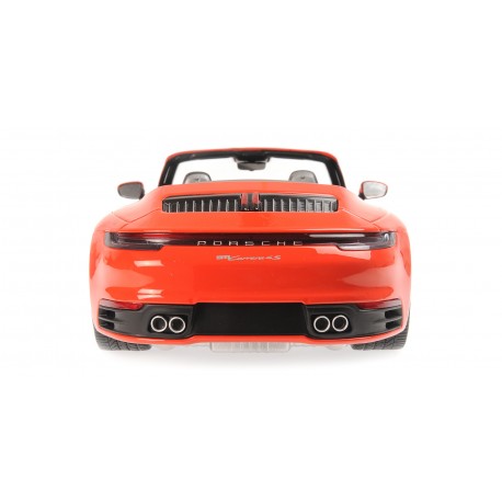 Porsche 911 Carrera 4S Cabriolet 2019 Orange Minichamps 155067334