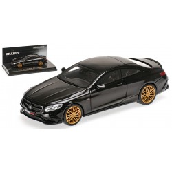 Brabus 850 Mercedes-Benz 63 AMG Classe S Coupé Noire 2015 Minichamps 437034220