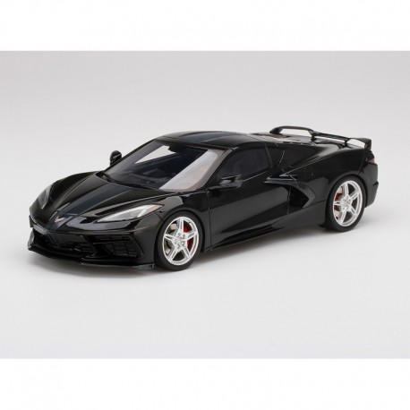 Chevrolet Corvette Stingray 2020 Black with Midnight Gray Stripe Truescale TS0283