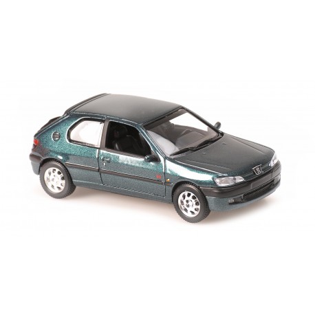 Peugeot 306 1998 Green Metallic Maxichamps 940112801