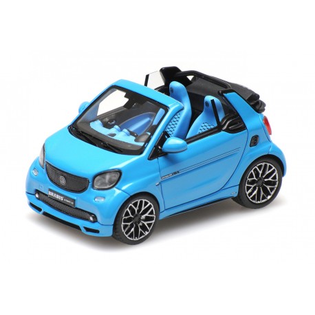 Smart Brabus Ultimate 125 Cabriolet 2017 Blue Minichamps 437036230