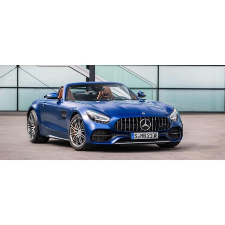 Mercedes AMG GTR Roadster 2019 Blue Metallic Minichamps 410039231