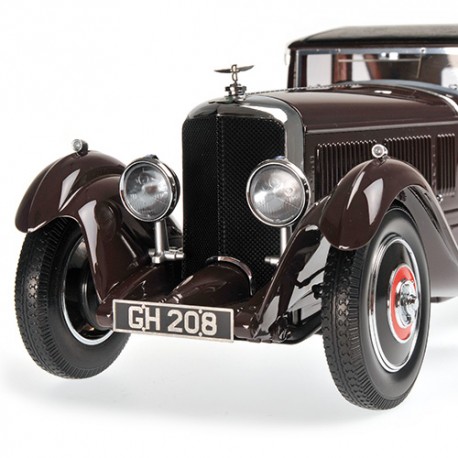 Minichamps 1/18 – Bentley Speed Six Corsica Coupe 1930 – Marron – Modèle De Collection (occasion)