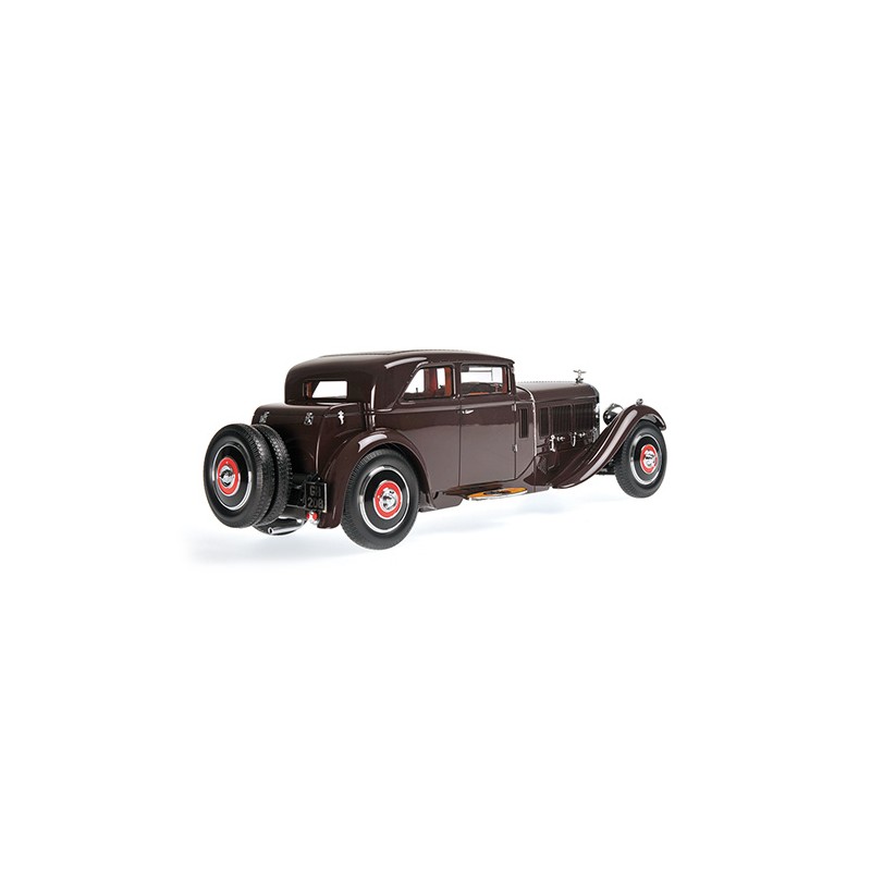 Minichamps 1/18 - Bentley Speed Six Corsica Coupe Marron 1930 - Modèle De Collection (occasion)