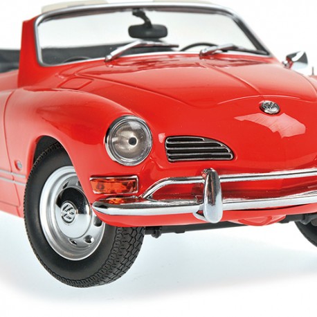 Volswagen Karmann GHIA Cabriolet Rouge 1970 Minichamps 155054030