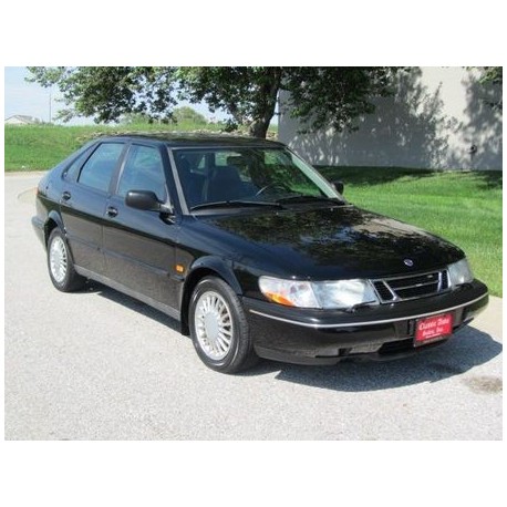 Saab 900 Cabriolet 4 Doors 1995 Black Minichamps 940170501