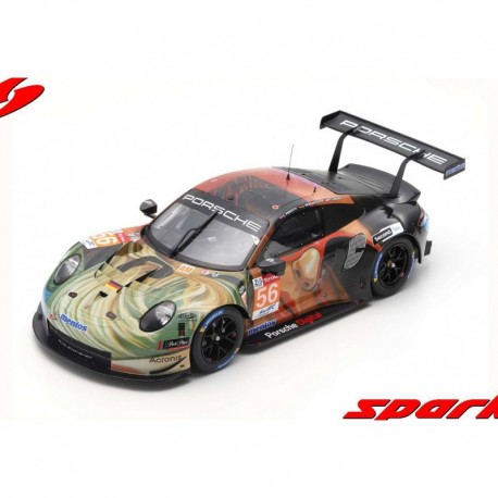 Porsche 911 RSR 56 Winner LMGTE Am Class 24 Heures du Mans 2019 Spark 18S440