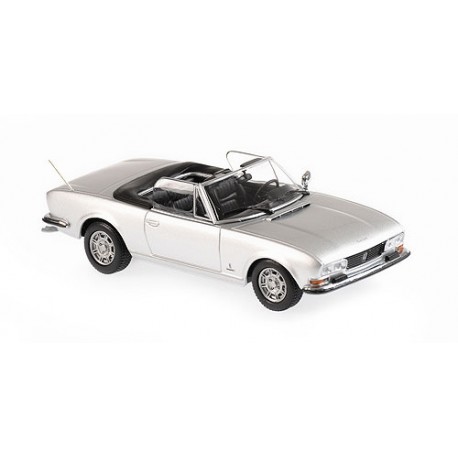 Peugeot 504 Cabriolet 1977 Silver Metallic Maxichamps 940112130
