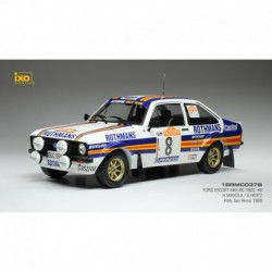 Ford Escort MK2 RS 1800 8 Rallye de San Remo 1980 Mikkola Hertz IXO 18RMC037B