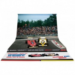 Set Ferrari 312 T4 12 - Renault RS12 16 F1 Dijon 1979 Villeneuve Arnoux Brumm AS58B