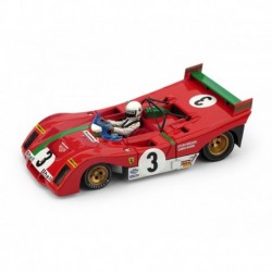 Ferrari 312 PB with driver 3 Winner Targa Florio 1972 Arturo Merzario Brumm R261B-CHM