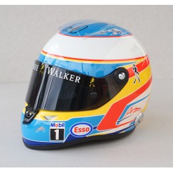 Casque 1/2 Fernando Alonso F1 2015 Schuberth