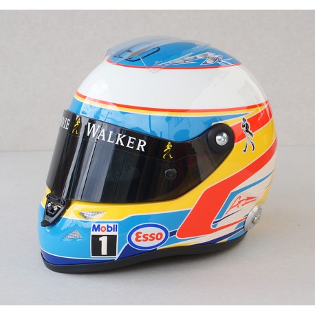 Casque 1/2 Fernando Alonso F1 2015 Schuberth
