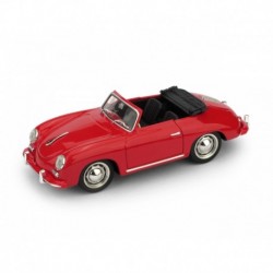 Porsche 356 Cabriolet 1952 Red - interno black Brumm R117-03