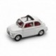 Fiat 500D Aperta 1964 Bianco Brumm R404-02