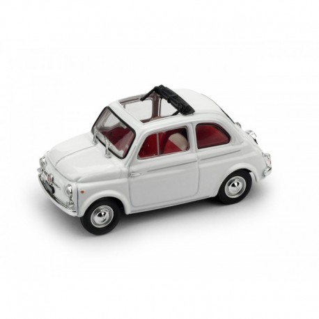Fiat 500D Aperta 1964 Bianco Brumm R404-02