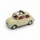 Fiat 500D Aperta 1960 Avorio - interno rosso Brumm R404-03