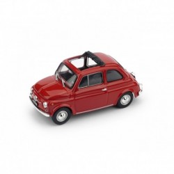 Fiat 500F Aperta 1965 Red Brumm R454-01