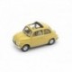 Fiat 500F Aperta 1971 Giallo Tahiti - interno beige Brumm R454-05